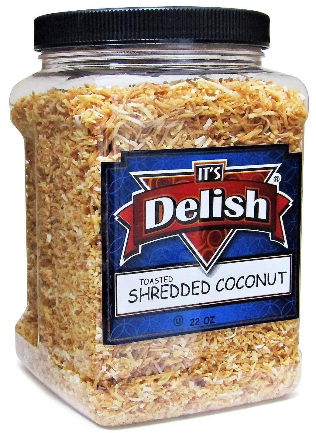 Premium Toasted Sweetened Coconut Flakes - 22oz Jumbo Jar | Perfect for Baking, Smoothies & Desserts | Gluten-Free & Vegan-Friendly
