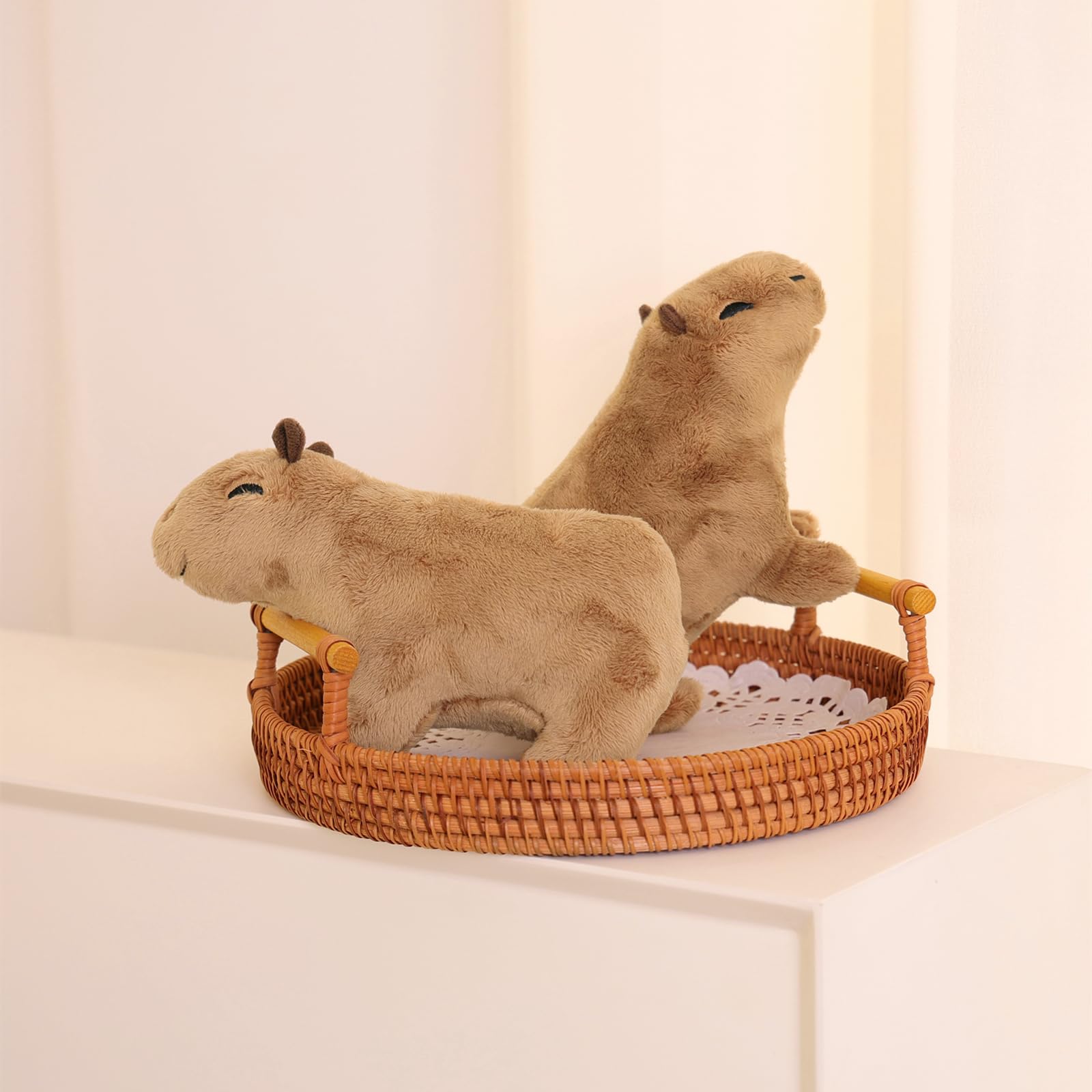 Adorable 7.8 Inch Capybara Stuffed Animal Plush Toy - Soft & Cute Small Plushie Gift for Kids & Adults | Perfect for Cuddling, Birthday Gifts & Home Decor