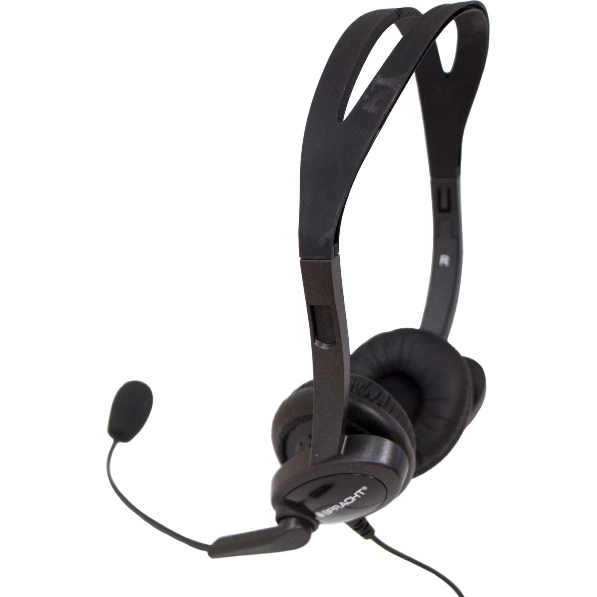 SPRACHT ZUM3500 Wireless Bluetooth Headset with Noise Cancelling - Black | Hands-Free Calling for Office, Driving & Gaming