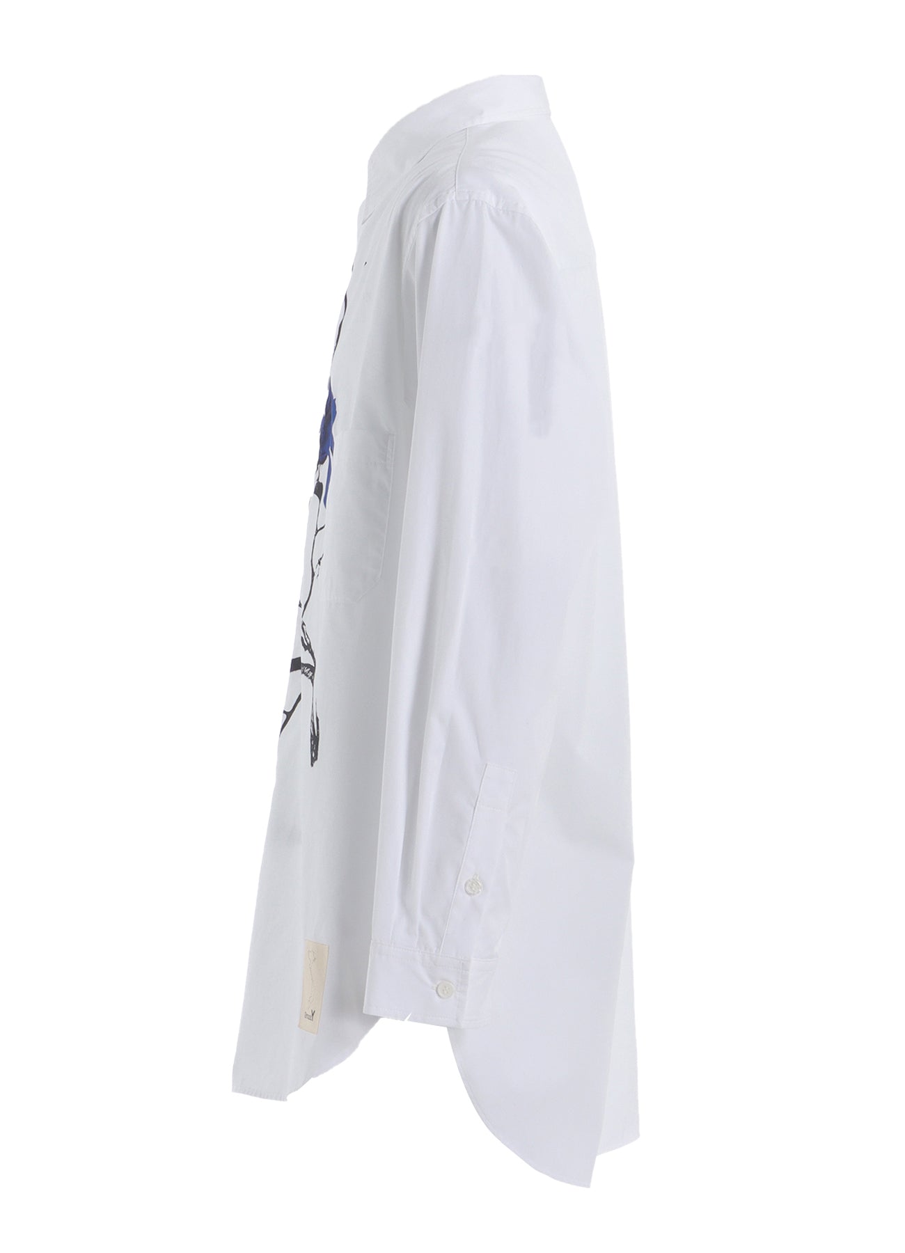 Premium Cotton Broadcloth Magnolia Floral Print Oversized Shirt for Women - Casual Loose Fit Blouse for Spring & Summer Outfits