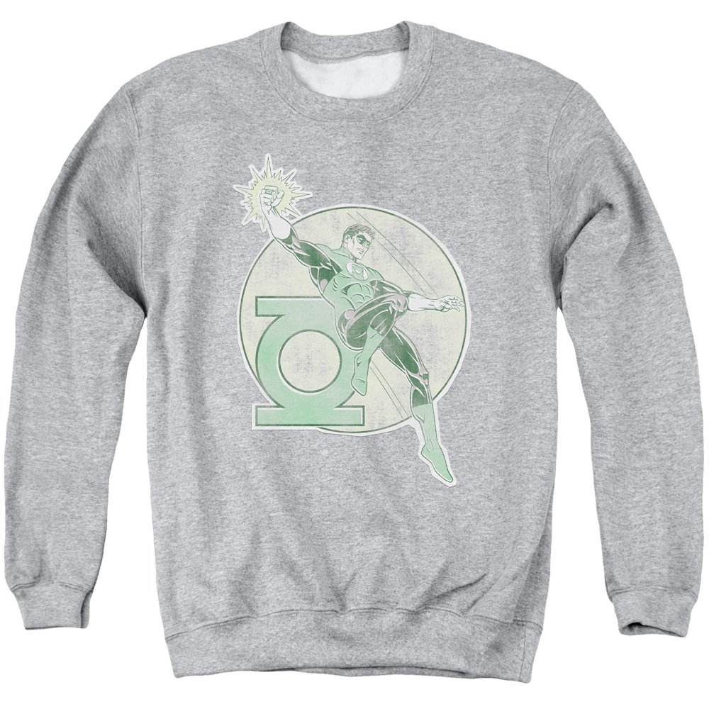 Vintage Retro Lantern Iron-On Unisex Crewneck Sweatshirt for Men & Women - Casual Fall Outfit, Streetwear Fashion, Cozy Lounge Wear