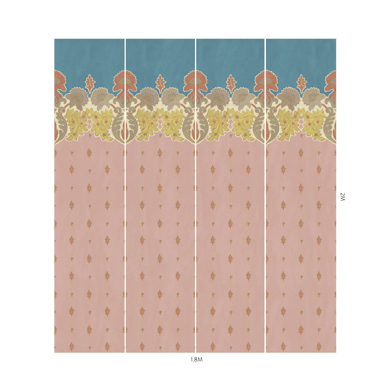 EMANIA BORDER Wallpaper - Self-Adhesive Plaster for Walls - Perfect for Home Decor, Nursery, Living Room & Bedroom Renovation