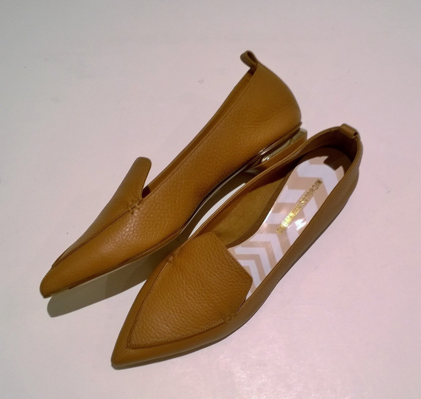 Nicholas Kirkwood Beya Loafers - Genuine Burnt Sienna Tan Leather Women's Slip-On Shoes | Perfect for Office, Business Casual & Everyday Wear