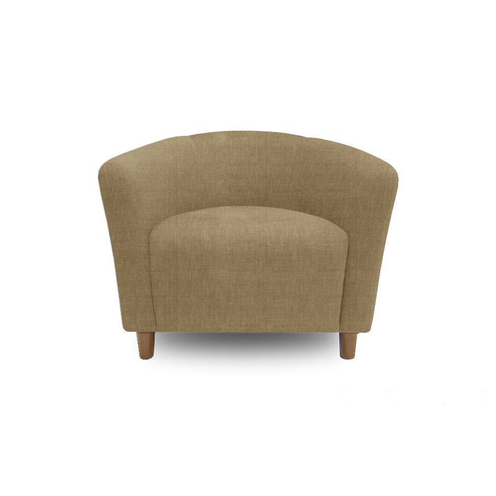 Ton Tub Armchair - Modern Lounge Chair for Living Room, Bedroom & Office - Comfortable Tub-Style Seating for Relaxing & Reading