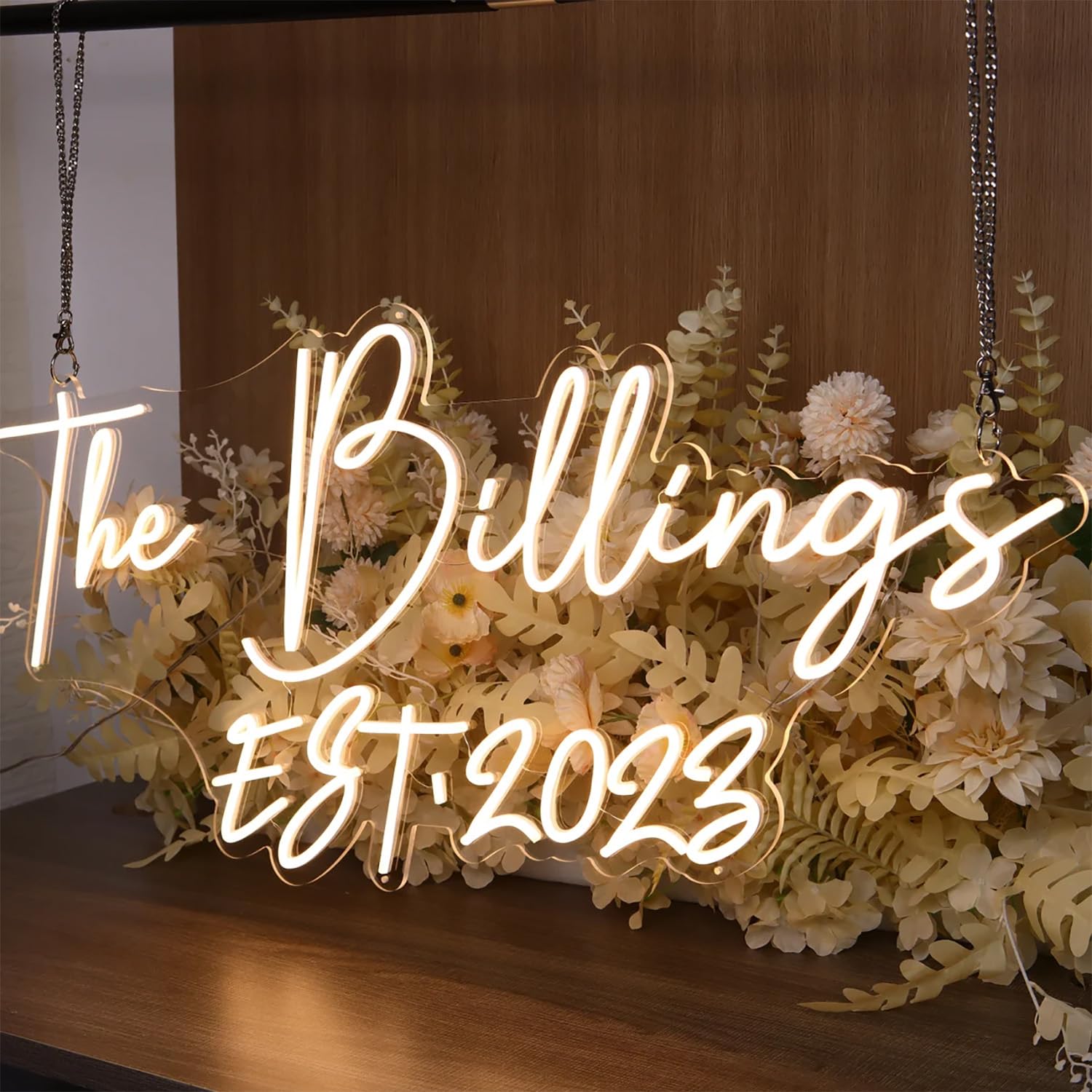 Custom Neon Sign - Personalized LED Name Light for Wedding, Bedroom, Home Bar & Party Decor - Wall Art Gift (15