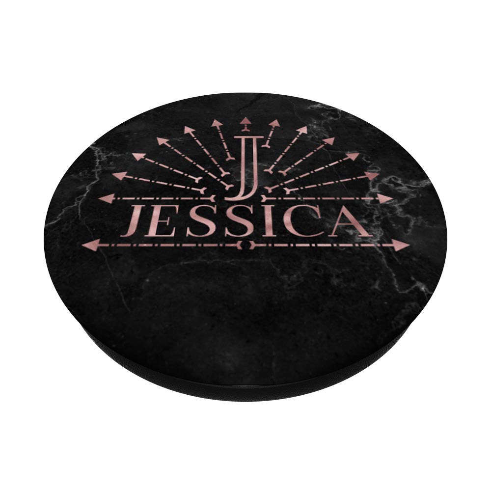 Jessica Rose Pink Boho Letter J Monogram Necklace - Personalized Initial Jewelry for Women, Gift for Her, Birthday, Anniversary, Boho Chic Style