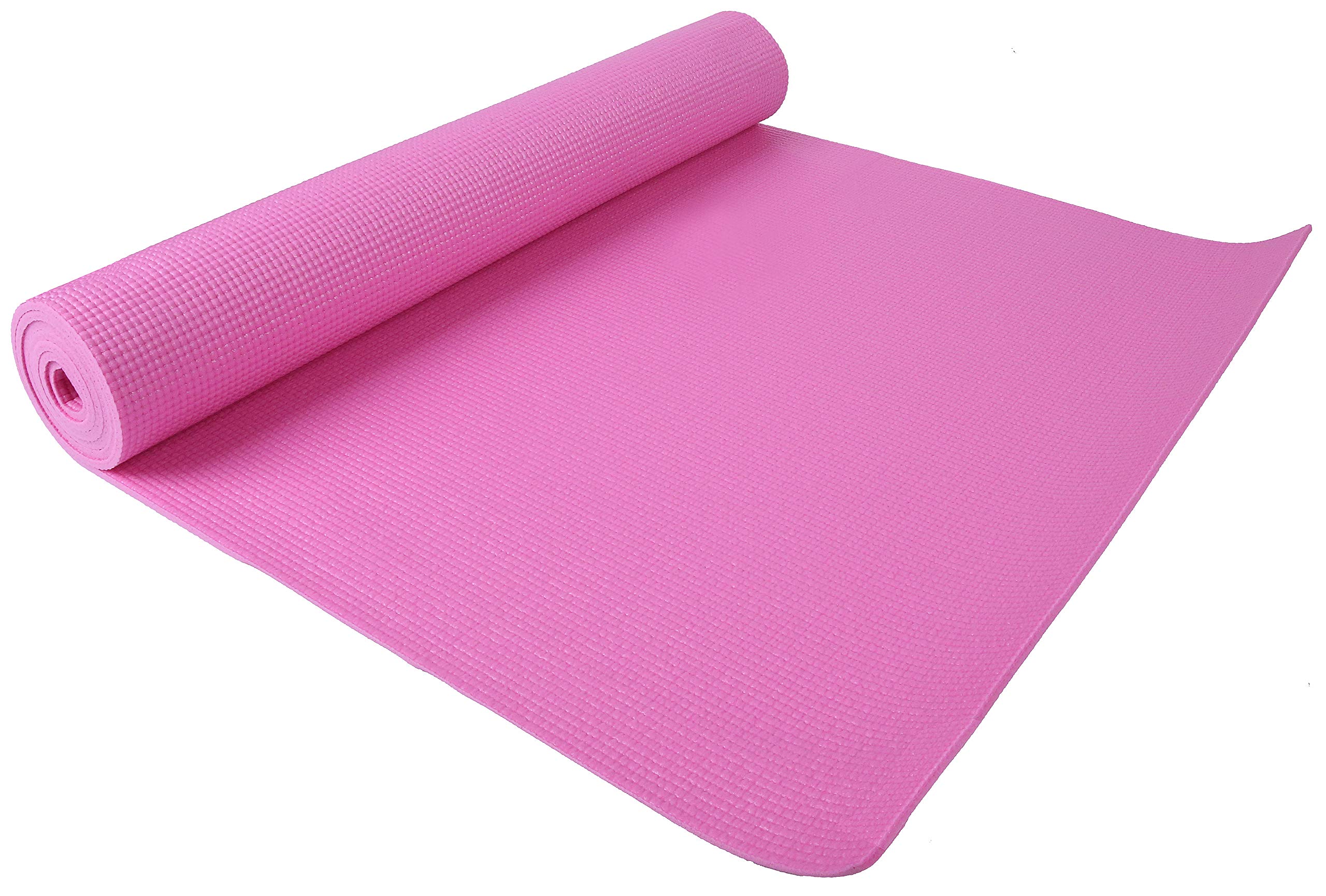 Premium 1/4-Inch Thick High-Density Non-Slip Yoga Mat with Carrying Strap - Ideal for Home Workouts, Pilates, Gym & Travel - Available in Multiple Colors