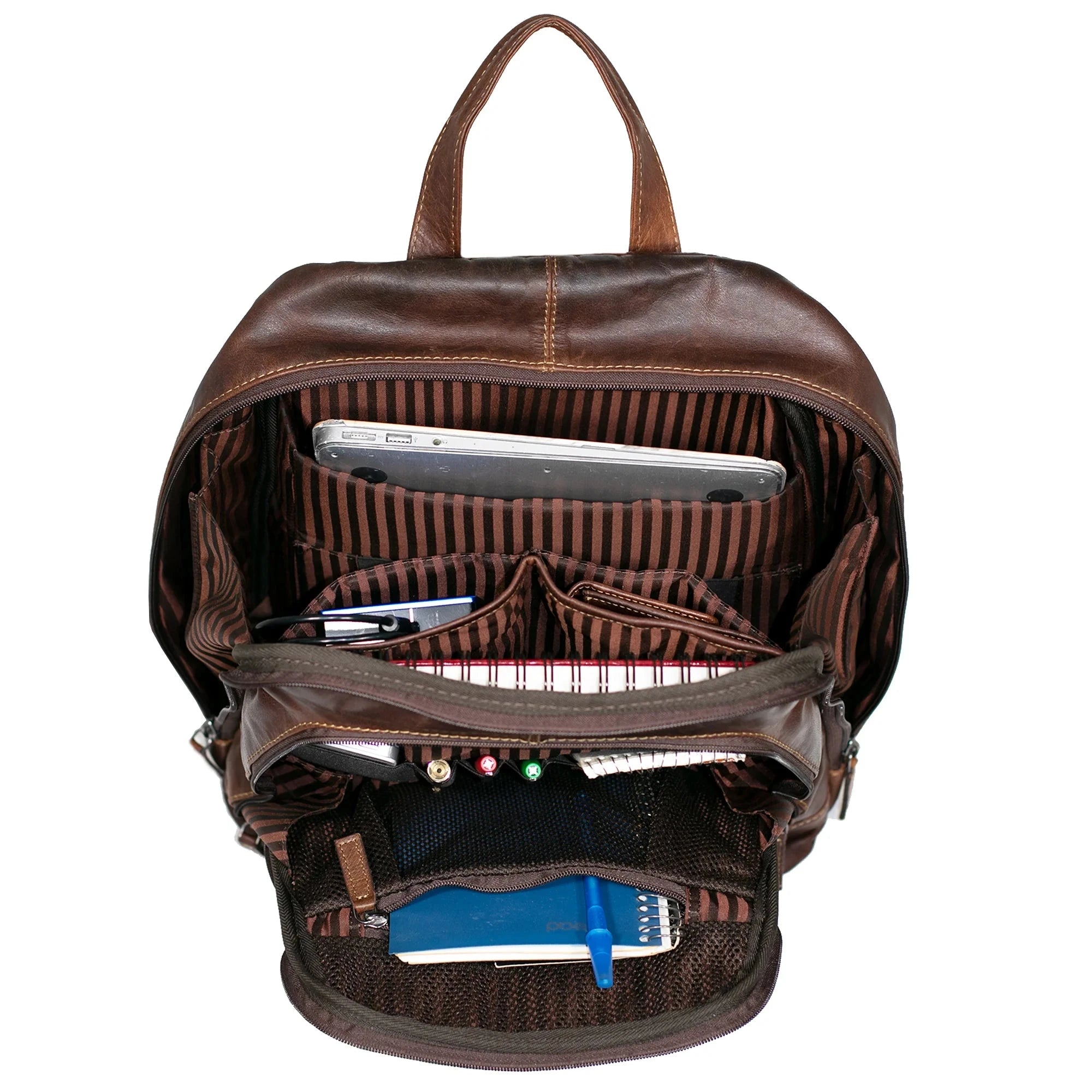 Jack Georges Voyager Professional Laptop Backpack for Men & Women - Durable Water-Resistant Travel & Business Backpack with USB Charging Port - Perfect for Work, Commute & Outdoor Adventures