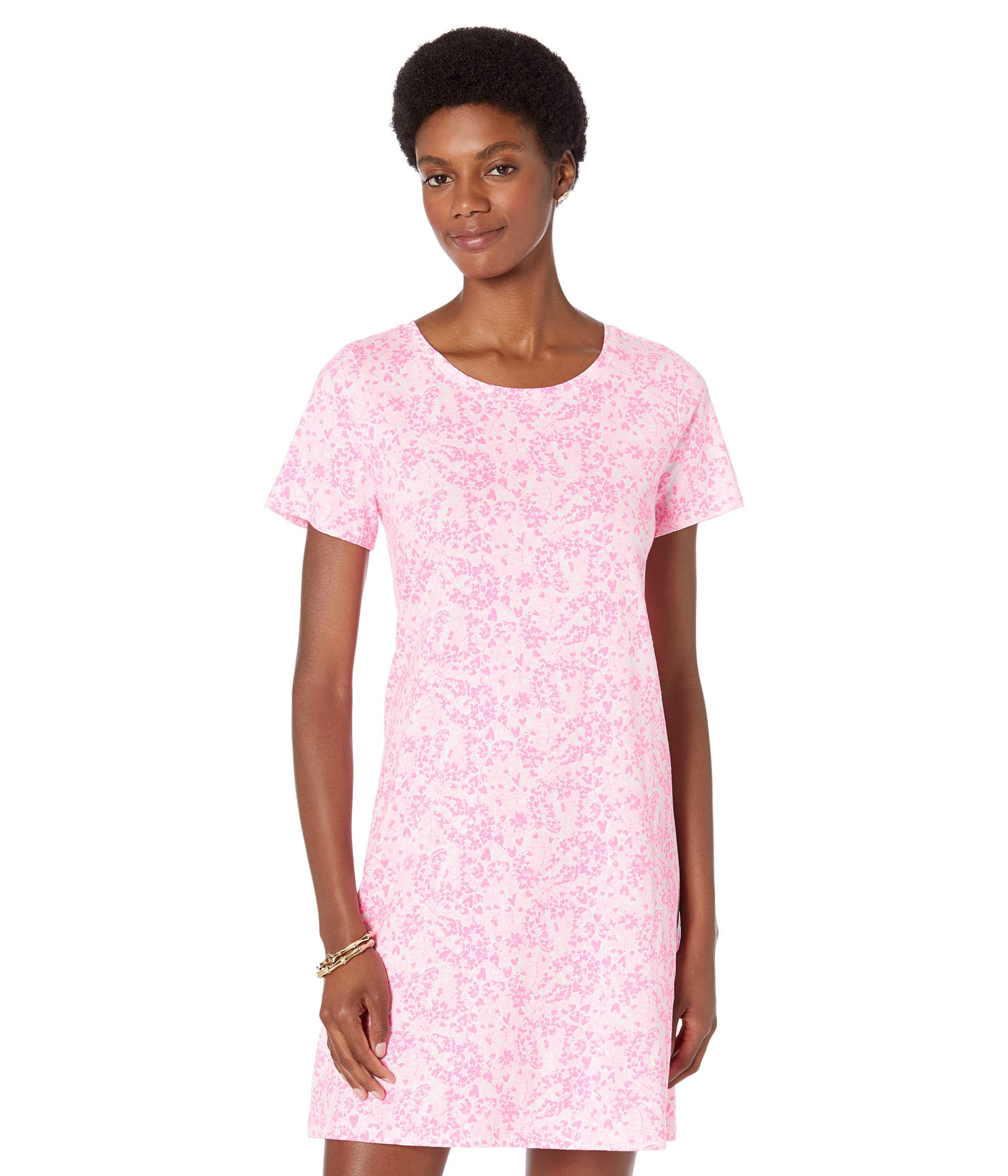Lilly Pulitzer Women's Cody T-Shirt Dress - Flowy Casual Summer Dress with Short Sleeves & Side Pockets | Perfect for Beach, Vacation, Brunch and Everyday Wear