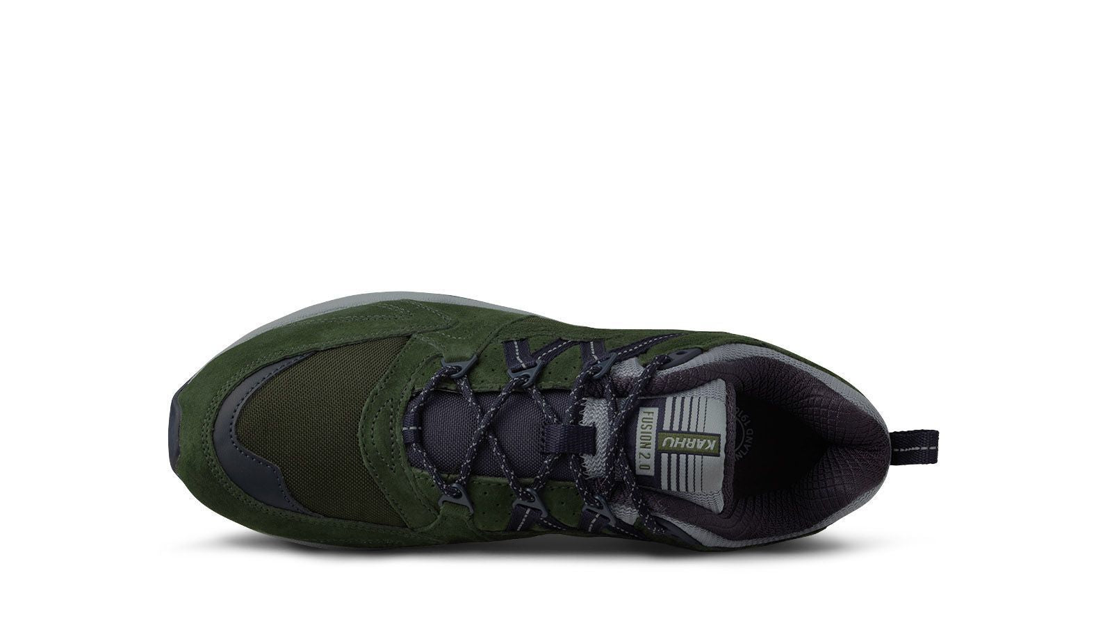 FUSION 2.0 Running Shoes - Lightweight & Breathable Kompu Green/Night Sky Color - Perfect for Jogging, Gym Workouts & Daily Wear