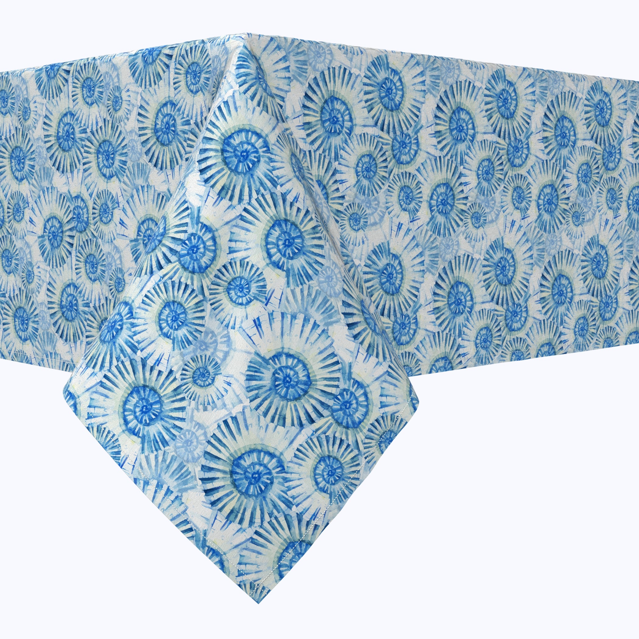 Coastal Watercolor Shells Cotton Rectangles - Beach Themed Home Decor for Living Room, Bedroom & Bathroom