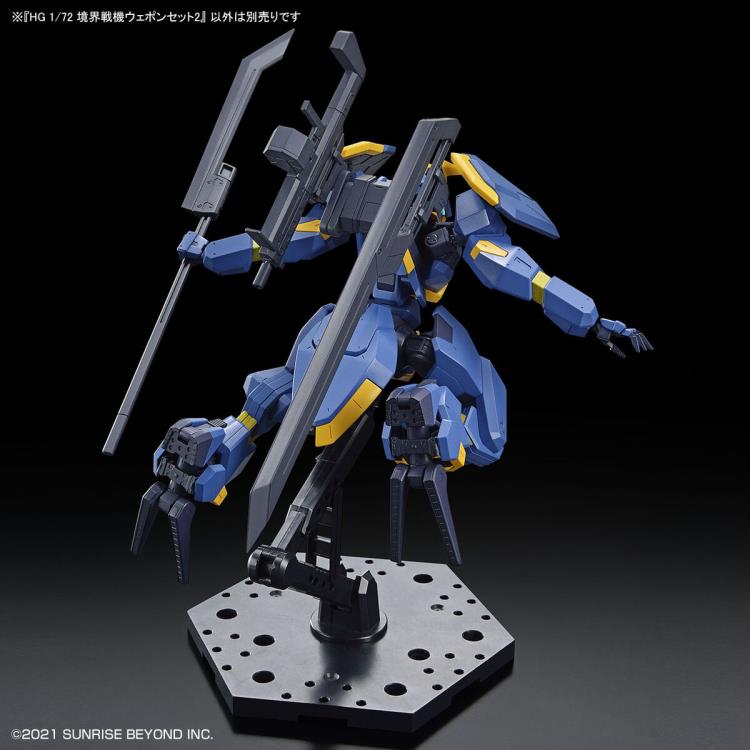 Bandai HG 1/72 Kyoukai Senki Amaim Warrior at the Borderline Weapon Set 2 Model Kit - Anime Action Figure Building Set for Collectors & Hobbyists - Perfect for Display, Gifts & DIY Projects