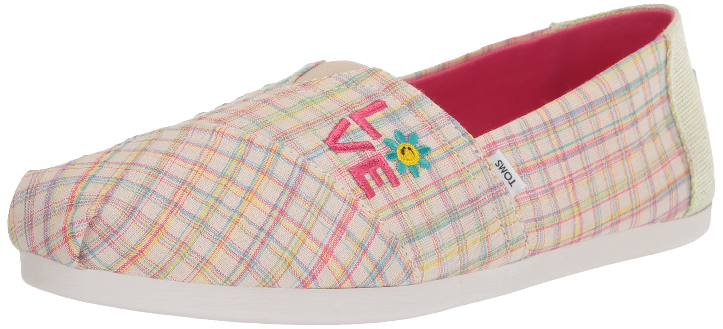 TOMS Women's Alpargata Slip-On Shoes - Comfortable Casual Flats for Women | Perfect for Walking, Travel & Everyday Wear