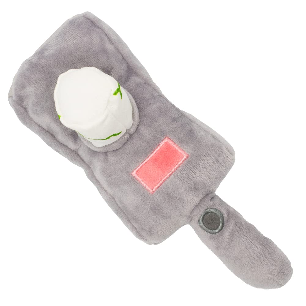 Buckle-Down Rick and Morty Portal Gun Plush Dog Toy with Squeaker - 10.5