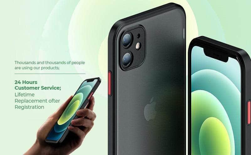 Shockproof Protective Case for iPhone 13 Pro - Durable Hard Shell Cover - Perfect for Outdoor Activities, Sports & Daily Use