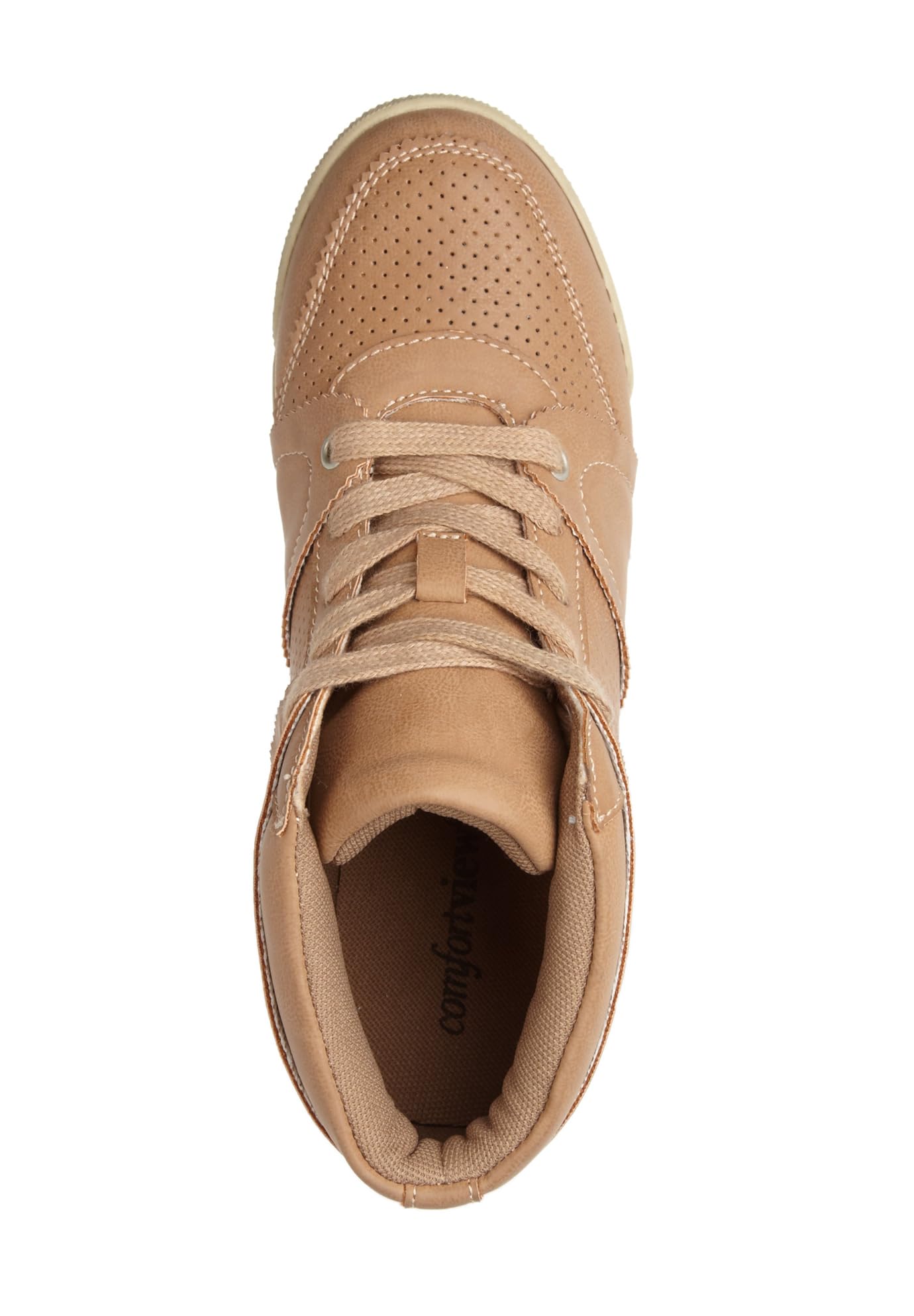 Comfortview Women's Wide Width The Honey Sneakers - Lightweight Walking Shoes for Women with Arch Support - Perfect for Running, Gym, Workout & Casual Wear