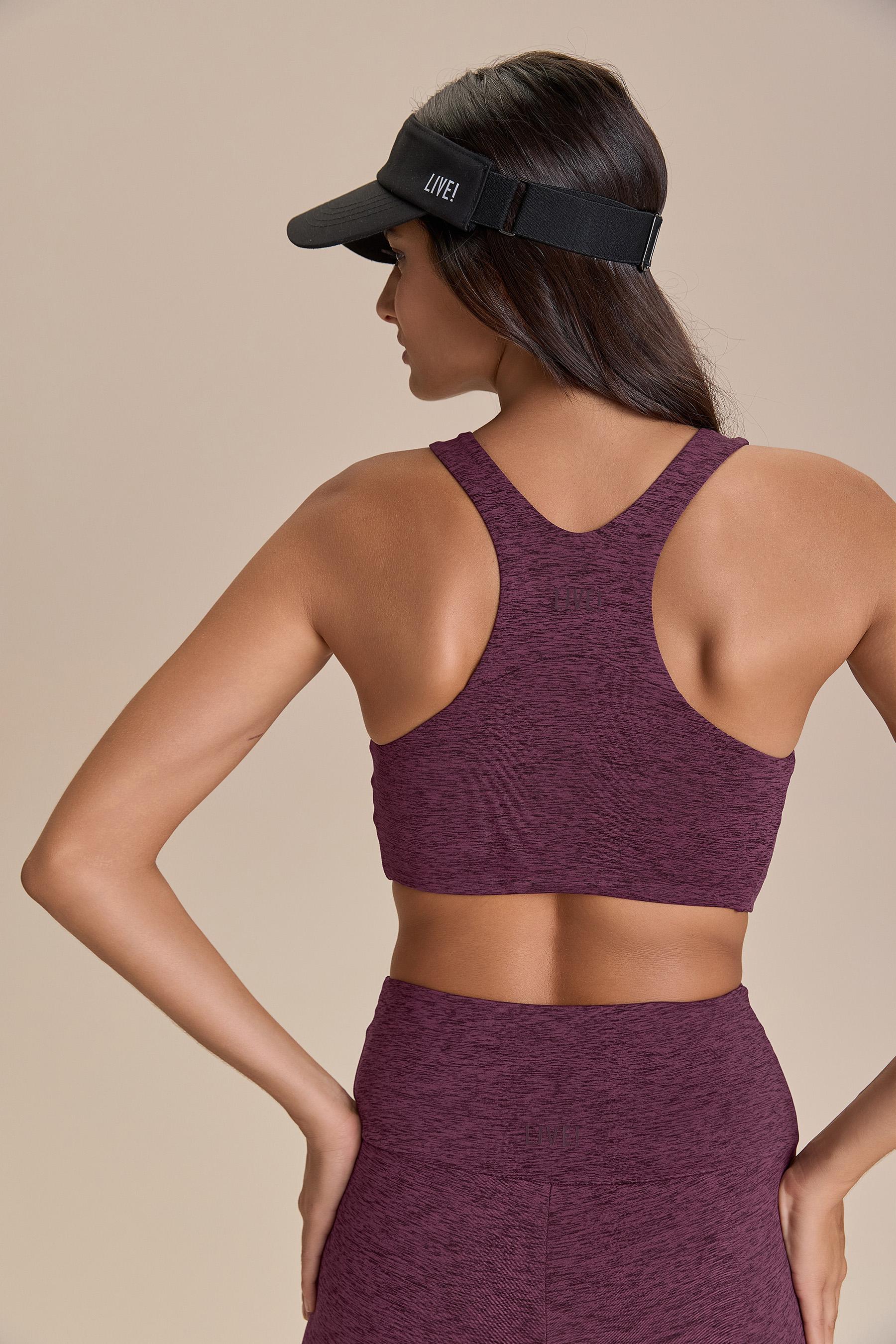 High Support Halter Groove Sports Bra for Women - Comfortable Workout Top for Running, Yoga & Gym - Breathable & Moisture-Wicking Activewear