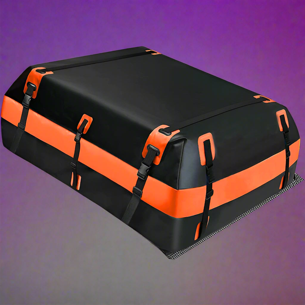 21 Cu Ft Waterproof Car Roof Cargo Bag - Heavy Duty Travel & Road Trip Storage Carrier for SUV, Sedan, Truck | Perfect for Camping, Beach Trips & Family Vacations | S3089