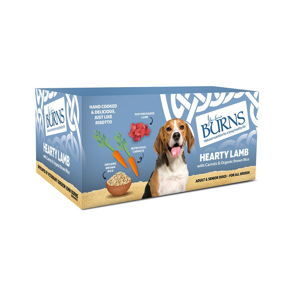 Premium Complete Lamb, Brown Rice & Vegetables Dog Food Pouches - Grain-Free, High Protein, All-Natural Wet Food for Adult Dogs - Perfect for Travel, Hiking & Outdoor Adventures