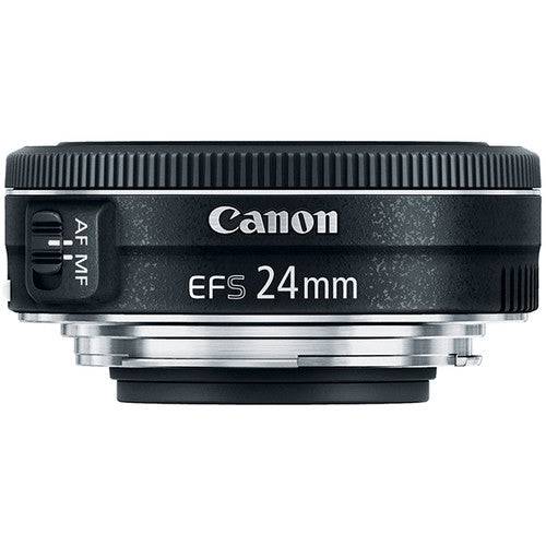 Canon EF-S 24mm f/2.8 STM Wide Angle Lens for DSLR Cameras - Perfect for Portrait, Landscape & Low Light Photography