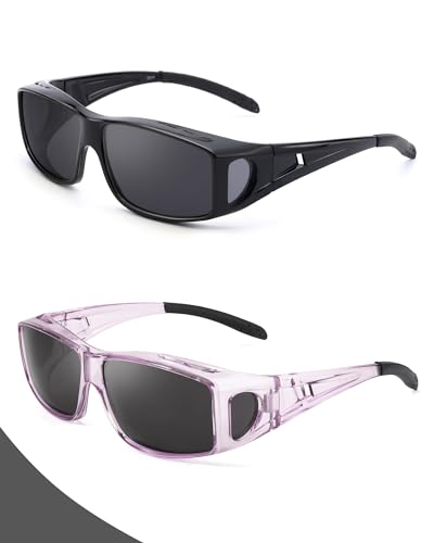 A11(2 Pack)black/Grey +Transparent Purple/Grey