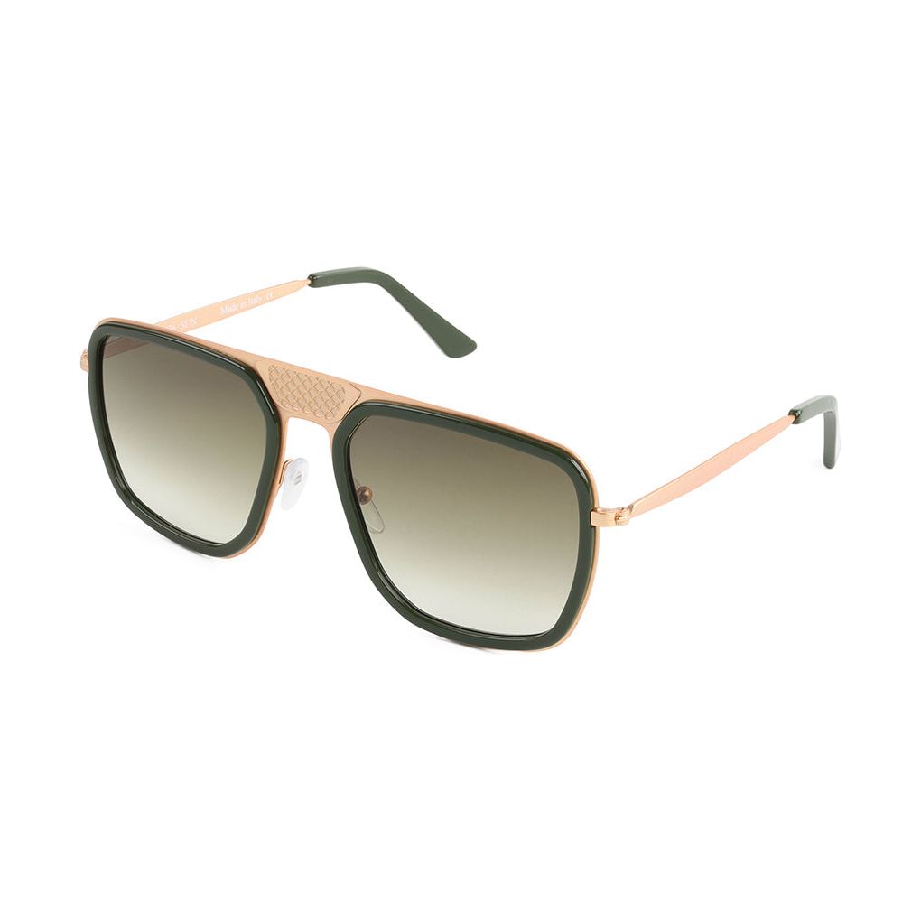 Blue / Gunmetal / Grey Gradient Lens