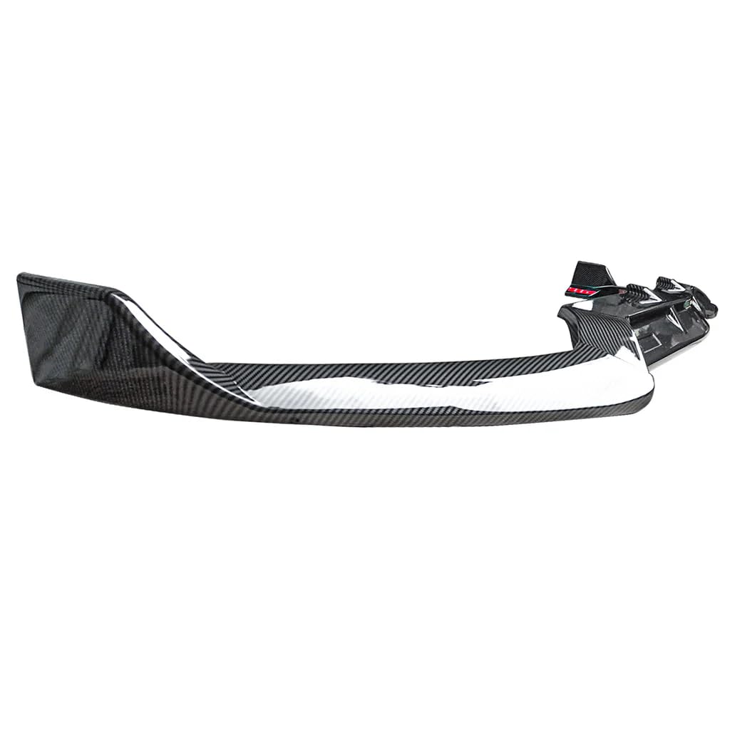 YOUNGERCAR Carbon Fiber Look Front Bumper Lip for 2015-2018 Mercedes-Benz W205 C-Class (C300 C43 AMG) - Sporty B-Style Design | Perfect for Car Enthusiasts & Auto Shows