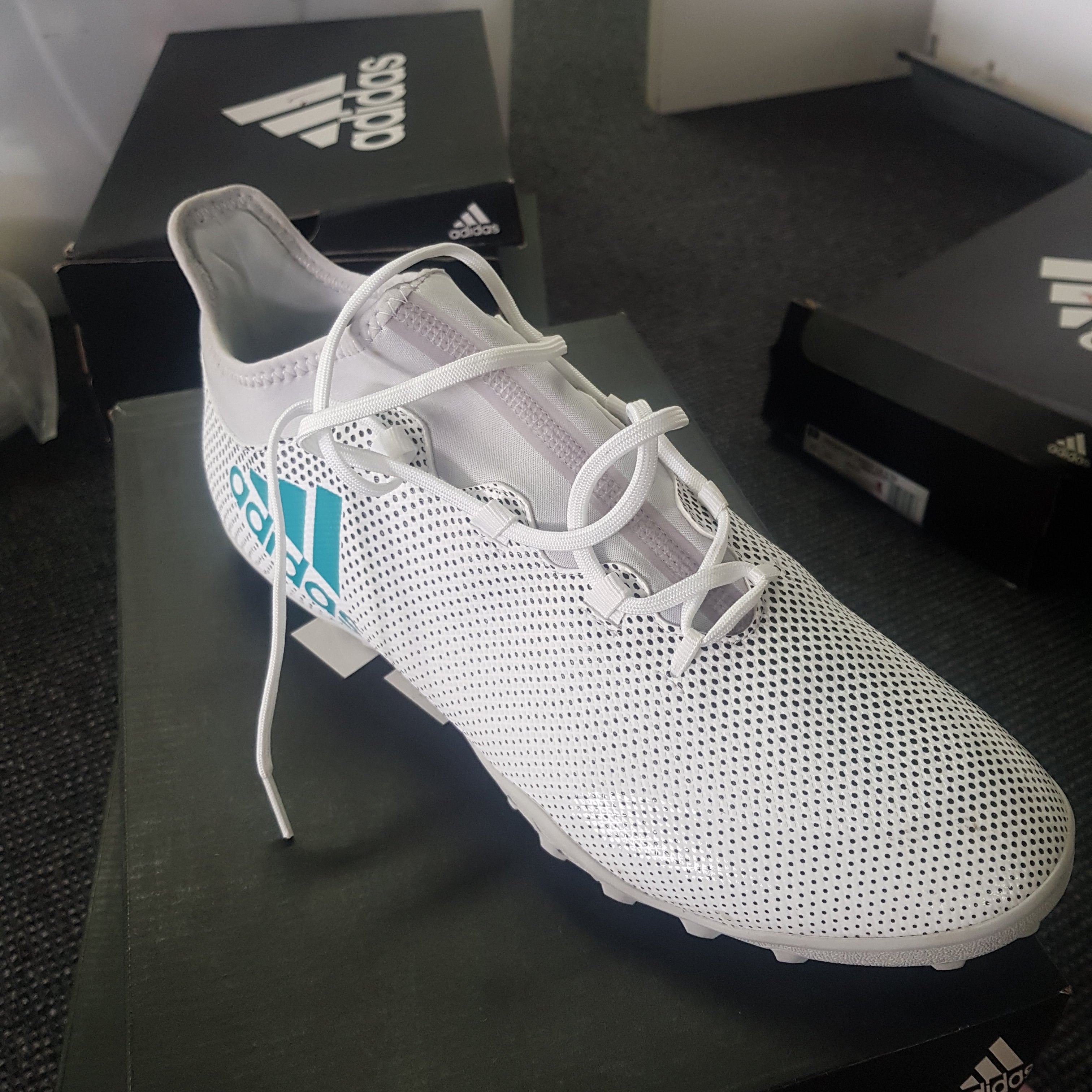 Adidas X Tango 17.3 TF Soccer Cleats - Men's Artificial Grass Football Shoes for Training & Matches | Perfect for Turf Fields & Outdoor Play
