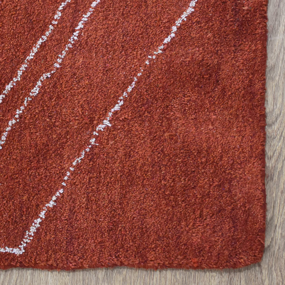 Handmade Prism Hand-Knotted Wool Rug - Bohemian Style Area Rug for Living Room, Bedroom, or Nursery Decor