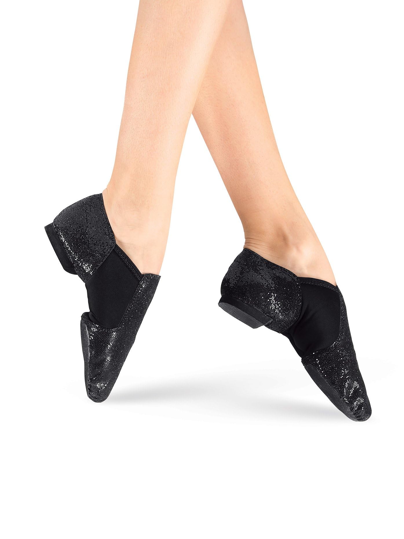 Double Platinum Girls Glitter Jazz Shoes - Professional Dance Shoes for Kids, Sparkly Ballet & Jazz Shoes for Girls, Perfect for Dance Classes, Performances & Recitals