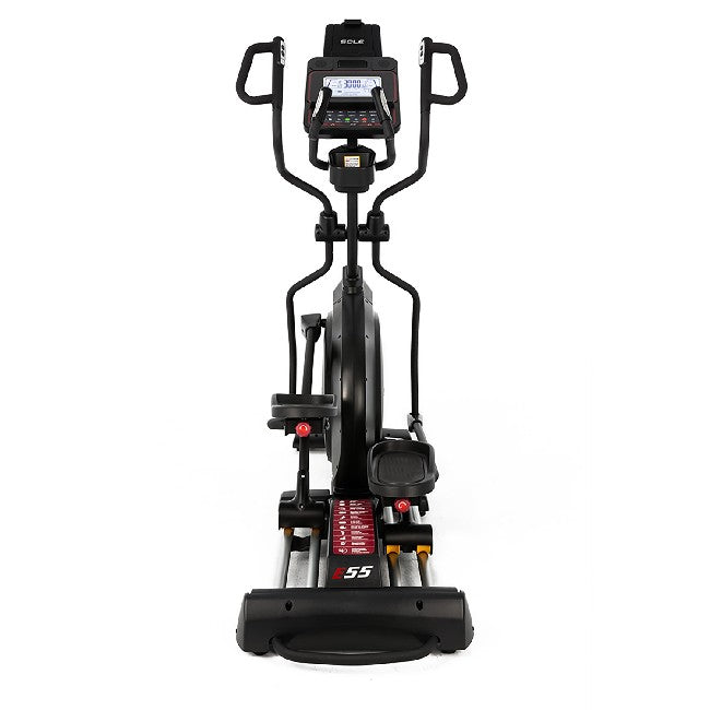 SOLE E55 Elliptical Machine for Home Gym - Low Impact Cardio Workout Equipment for Weight Loss & Full Body Training - Perfect for Small Spaces & Apartment Fitness