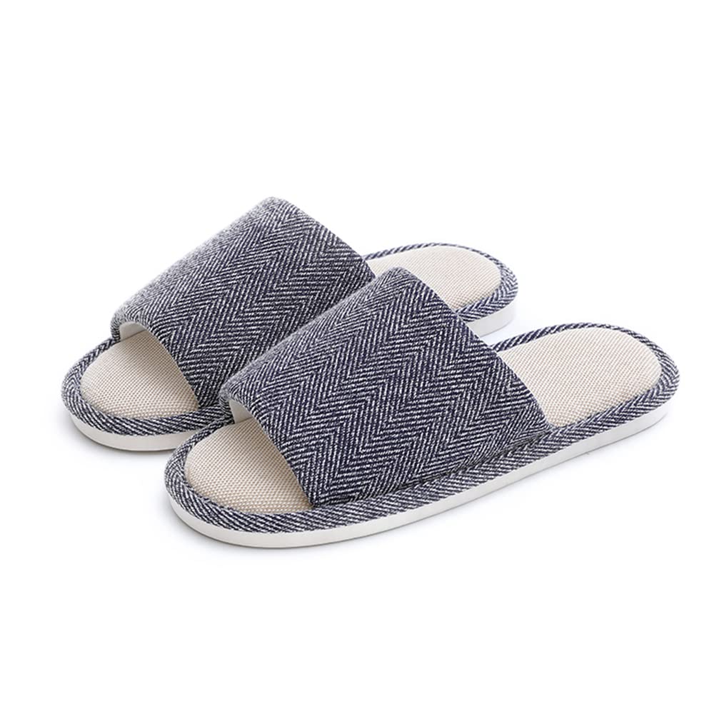 Cozy Non-Slip Fabric Slippers for Men & Women - Indoor/Outdoor Soft Sole House Shoes for All Seasons | Perfect for Home, Office & Travel Comfort