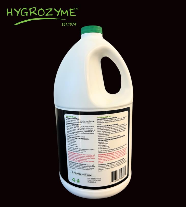 SIPHYGRO4L Enzyme Cleaning Solution - 4 Liter (4L) for Kitchen, Bathroom & Stain Removal | Eco-Friendly & Powerful Degreaser