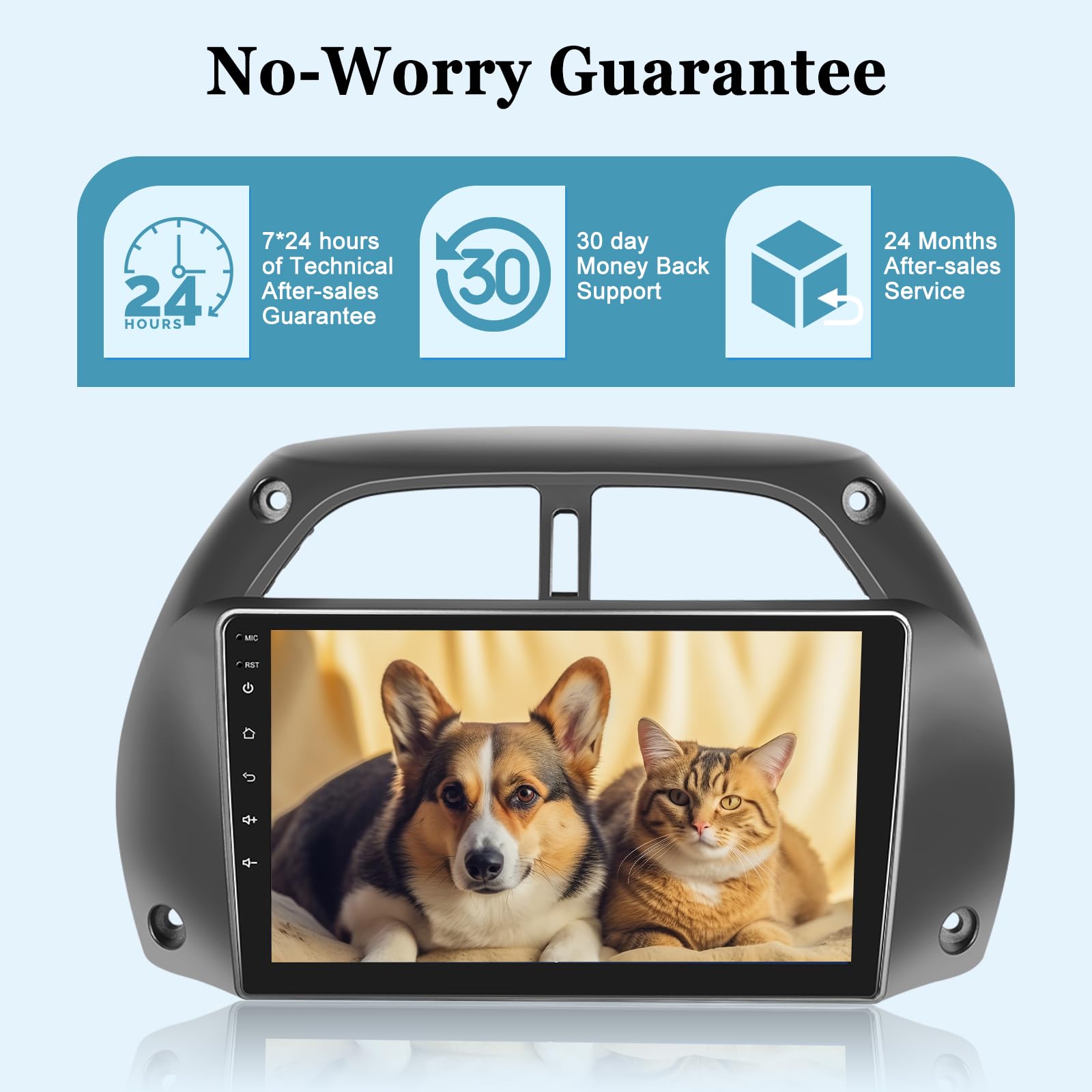 2+64GB Android 13 Car Stereo for Toyota RAV4 2001-2006 | 9