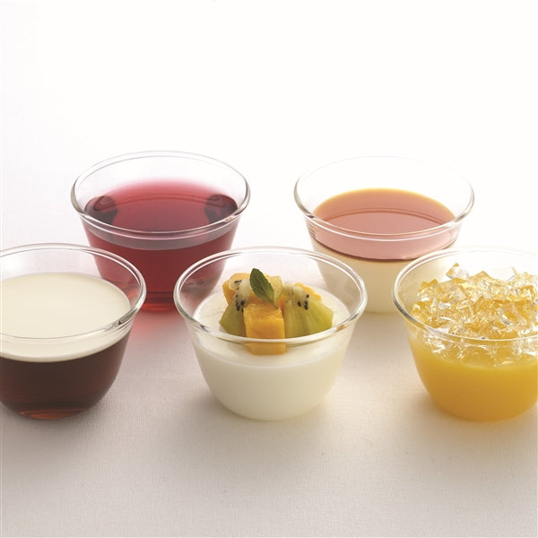 Iwaki Heat Resistant Glass Jelly Cup - Microwave & Oven Safe Dessert Container for Pudding, Custard & Yogurt - Perfect for Home Baking, Meal Prep & Party Serving