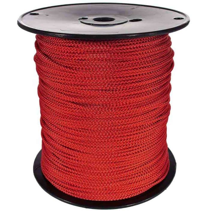 Diamond Braided Nylon Rope - Heavy Duty All-Purpose Rope for Camping, Boating, Hiking & Outdoor Activities - Weather Resistant & Durable Cordage