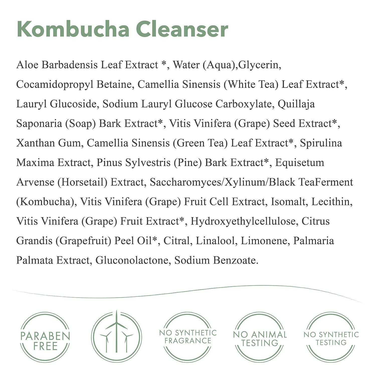 Scientific Organics Kombucha Facial Cleanser (4 oz) + Lavender Toner (8.1 oz) & Vitamin C Eye Cream (1.7 oz) - Brightening Skincare Set for Acne, Dark Spots & Wrinkles | Perfect for Daily Routine & Travel