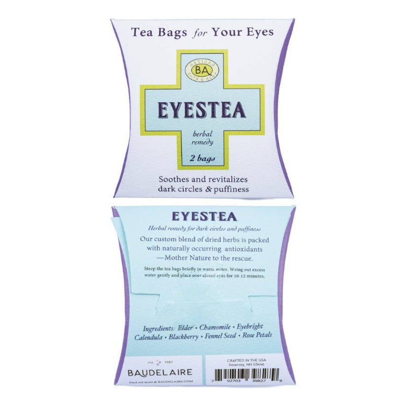 Eyes Tea | 2 Pack Herbal Tea Bags for Relaxation & Eye Care | Perfect for Stress Relief, Nighttime Soothing & Office Wellness