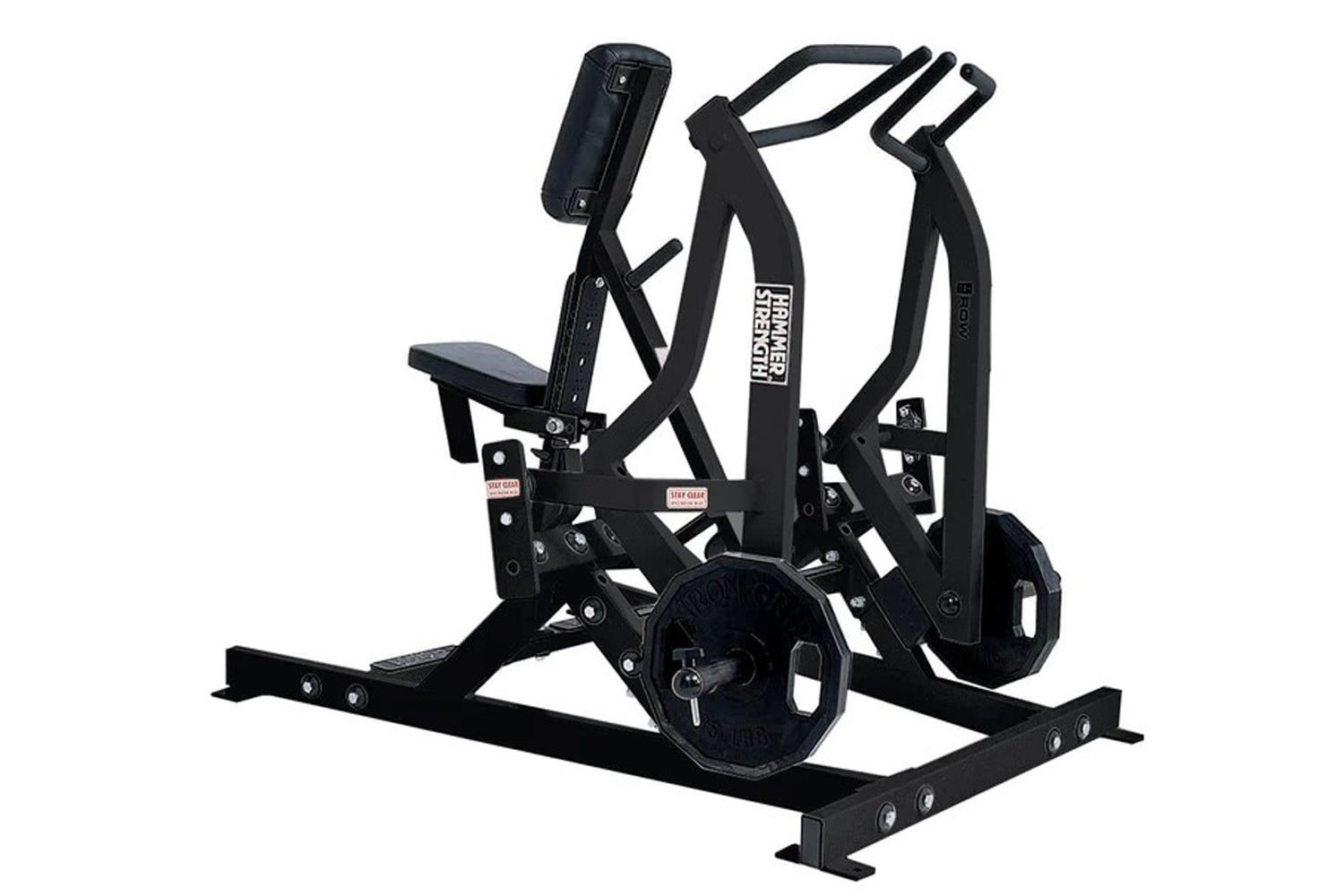 Hammer Strength Plate Loaded Iso-Lateral Row Machine - Commercial Gym Equipment for Back Workouts & Strength Training - Perfect for Home Gyms & Fitness Centers
