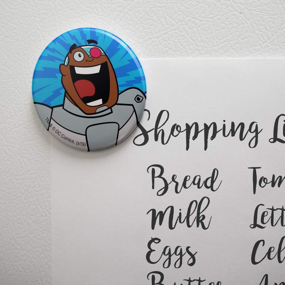 Teen Titans Go! Cyborg Refrigerator Magnet - Fun Kitchen & Locker Decoration for Kids & Teens - Perfect for Fridge, School Lockers, and Home Decor