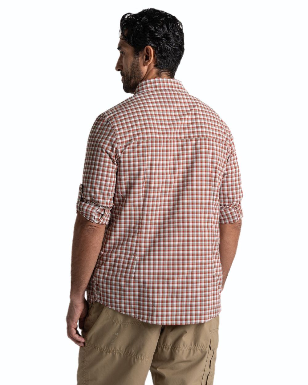 Craghoppers NosiLife Nuoro Check Long Sleeve Shirt - Insect Repellent Travel & Outdoor Hiking Shirt for Men & Women