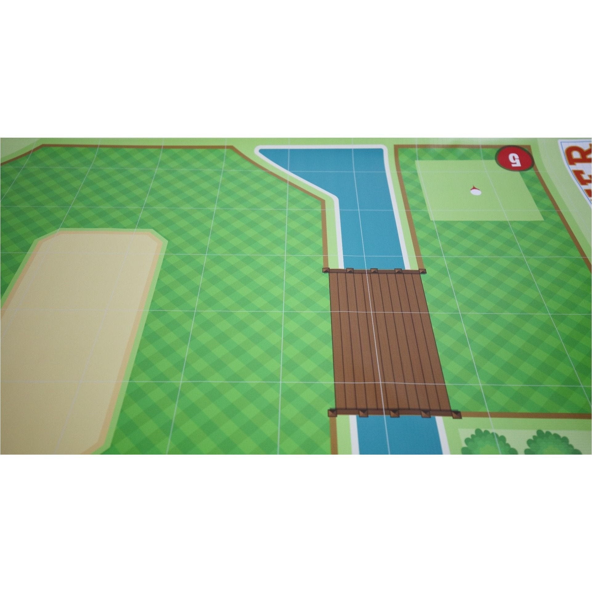 Geyer BrainStorm STEM Education Robotics Activity Mat for Kids - Golf Theme, 80 x 44.75 Inches - Perfect for STEM Learning, Robotics Competitions & Classroom Activities