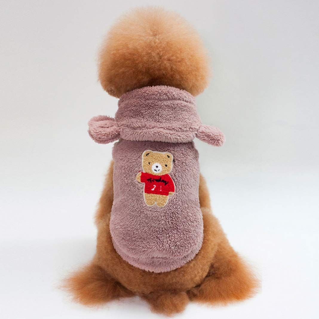 Soft & Comfortable Pet Hoodies for Small Dogs & Cats - Cozy Dog Clothes & Cat Costume for Winter Warmth - Perfect for Indoor/Outdoor Use & Photo Shoots