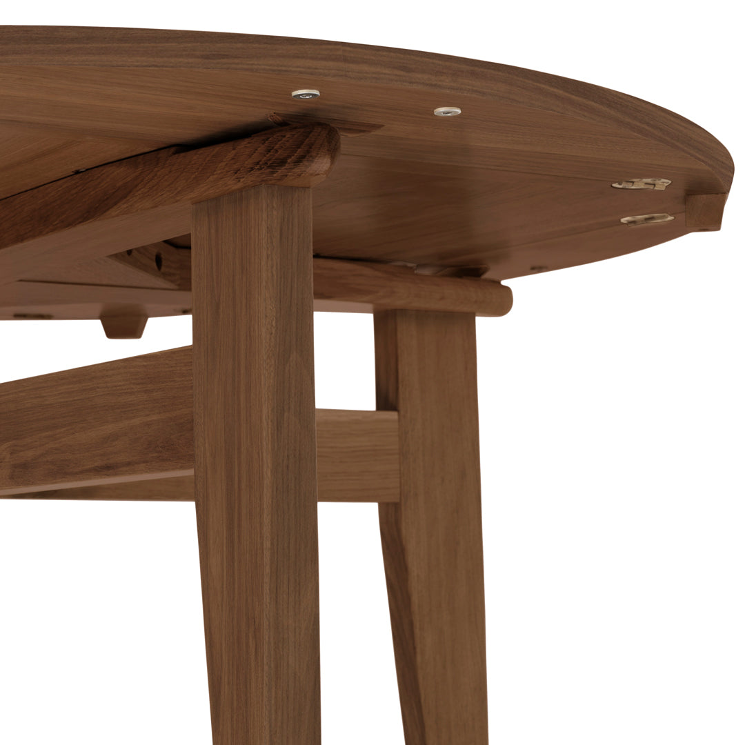 Extendable Pivoting Dining Table - Expandable Modern Design for Small Spaces | Perfect for Apartments, Dining Rooms & Multi-Functional Areas