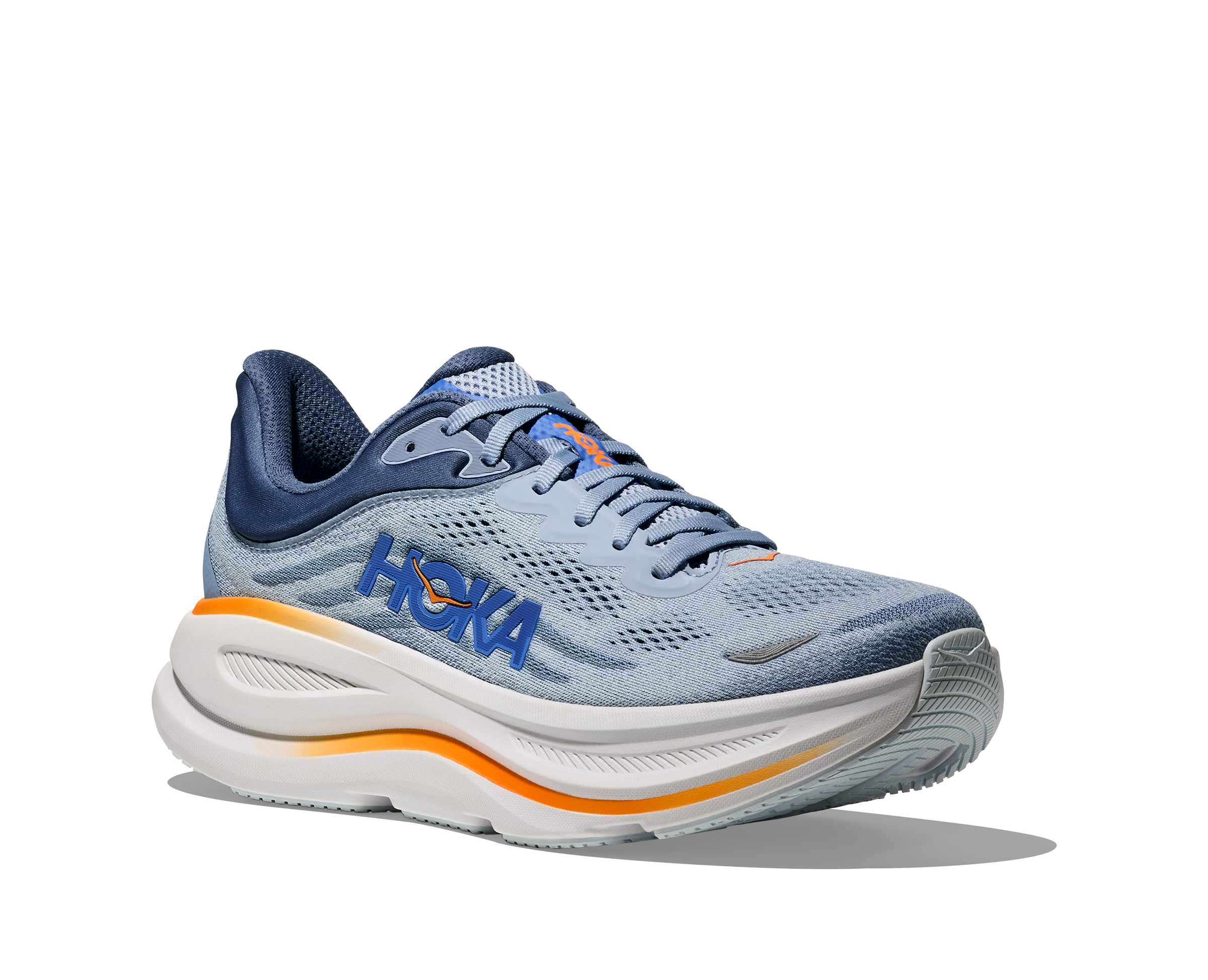 HOKA Bondi 9 Wide Running Shoes for Men - 2E Width Comfortable Cushioned Sneakers for Jogging, Walking & Long Distance Running