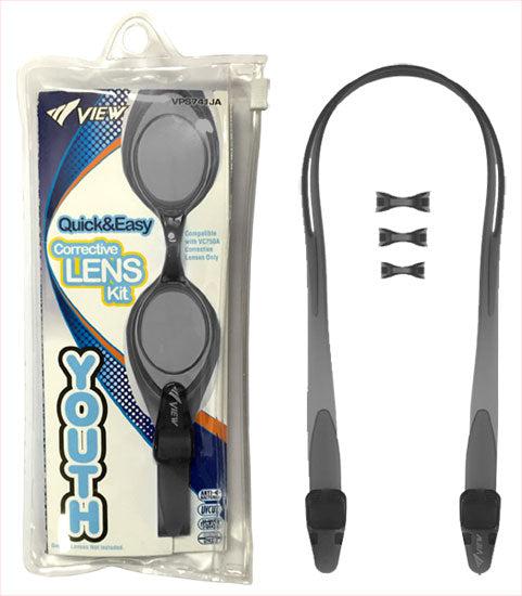 VIEW VPS741 Junior Swimming Goggle Strap Kit - Adjustable Replacement Strap for Kids Swim Goggles - Perfect for Swim Practice, Lessons & Water Sports