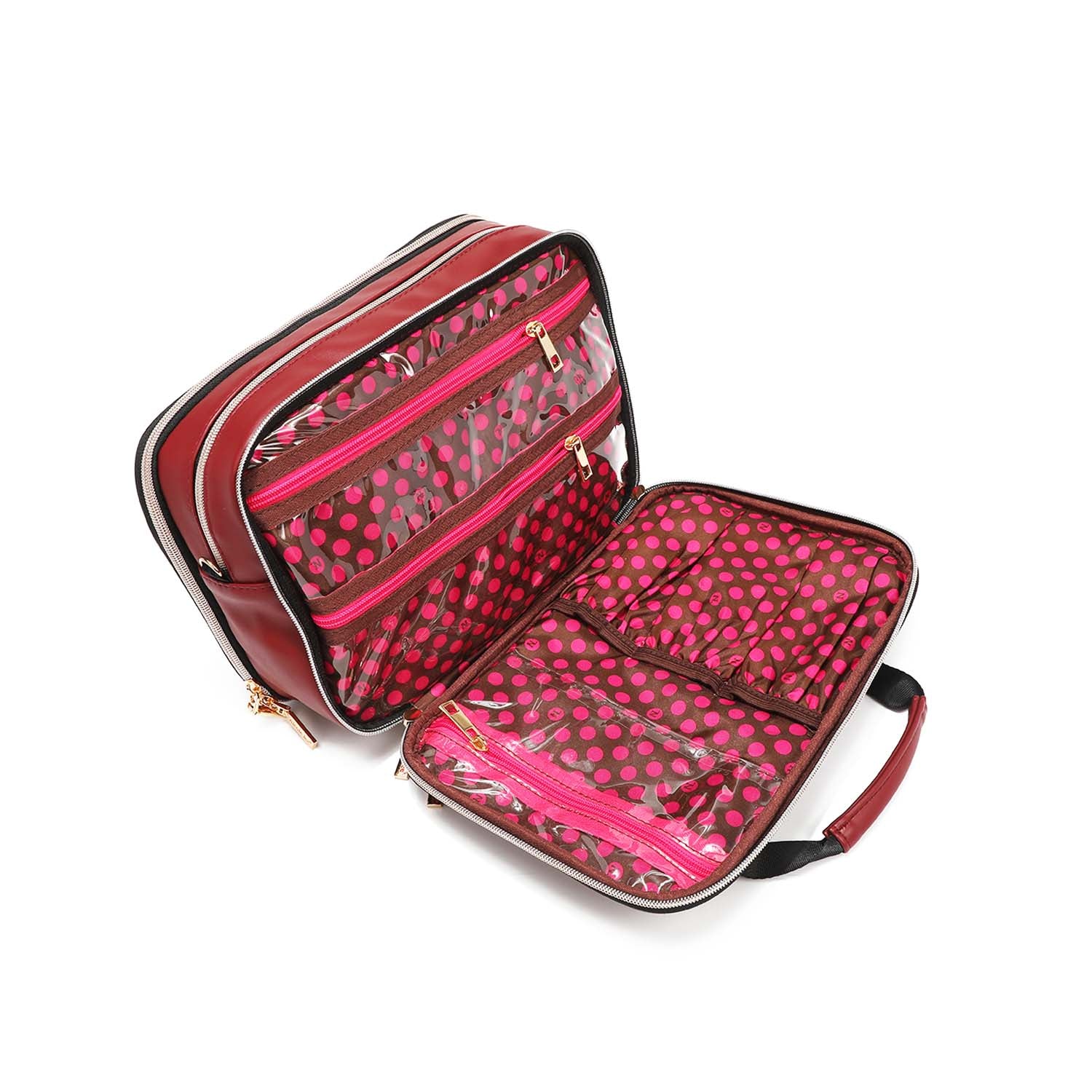 HANA Cosmetic Bag for Women - Waterproof Makeup Pouch Travel Organizer - Perfect for Travel, Gym, and Everyday Use