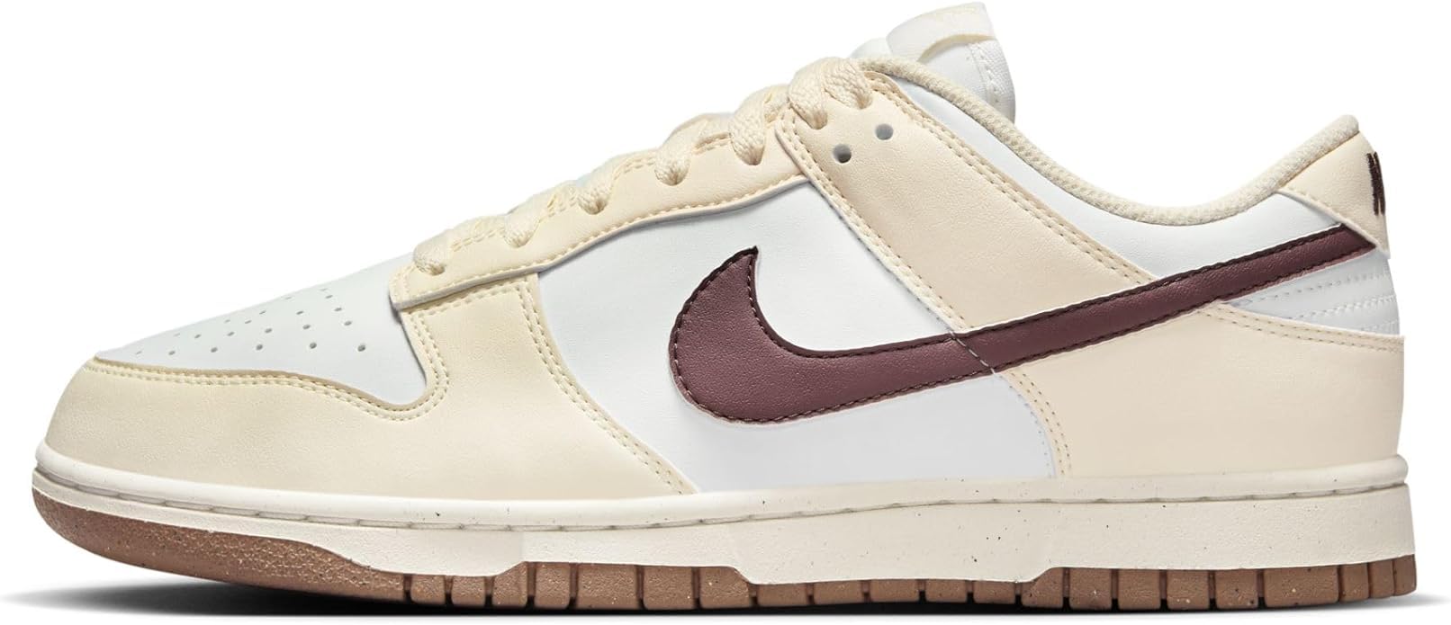 Nike Women's Dunk Low NN Sneakers - Coconut Milk/Mauve Colorway, Size 6 US [DD1873 103] | Casual Streetwear & Everyday Fashion Shoes for Women