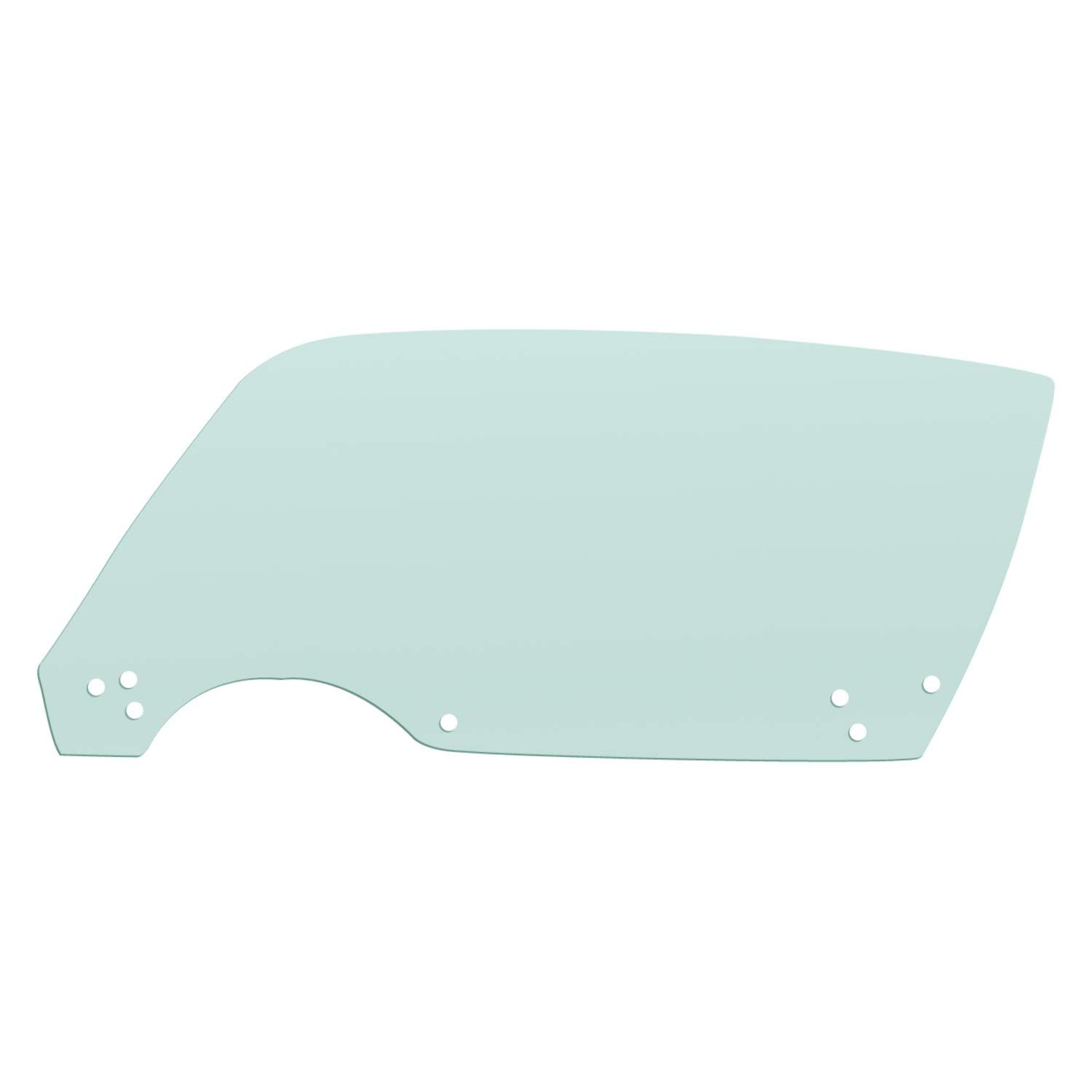Auto Metal Direct Door Glass - Green Tint - Left Hand Side - Compatible with 1970-1981 Camaro & Firebird - Perfect for Classic Car Restoration & Replacement Parts