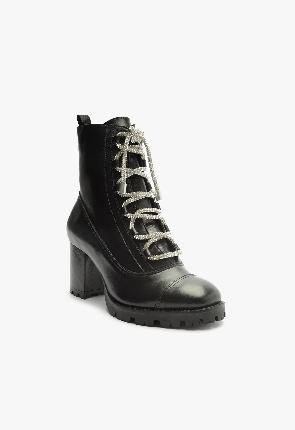 Kaile Women's Mid Glam Ankle Boots - Stylish Chunky Heel Booties for Fall & Winter, Perfect for Office, Date Night & Casual Outfits